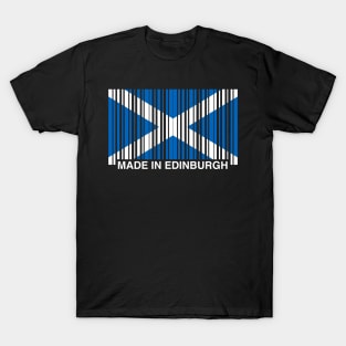 Made in Edinburgh Funny Scottish Flag T-Shirt